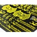 Scorpion Decal Sticker 005 Black (A4 Size)